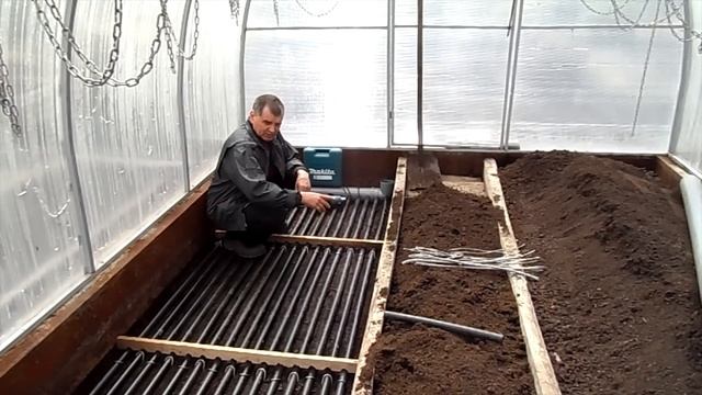 Подогрев теплицы воздухом. Добавил громкость звука. смотреть онлайн