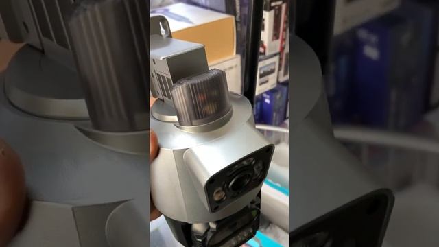 Wi-Fi камера видеонаблюдения с двумя объективами и манатками #камера #видеонаблюдение смотреть онлайн