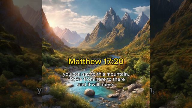 Mathew 17:20 |Daily Bible Verses | Have Faith смотреть онлайн