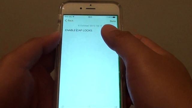 iPhone 6: How to Enable / Disable Keyboard Caps Lock смотреть онлайн