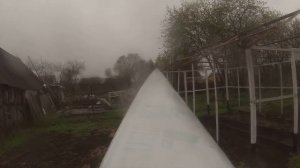 Обшивка теплицы поликарбонатом.