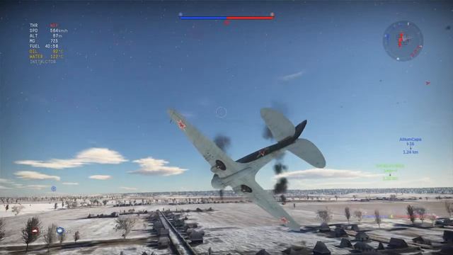 War Thunder Soviet P-40E-1 gameplay смотреть онлайн