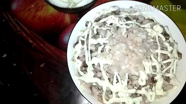 Салат "Сугробики". смотреть онлайн