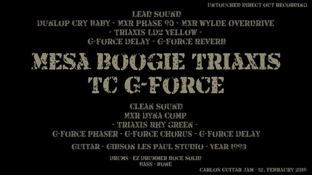 Mesa Boogie Triaxis + TC G-Force (Recording Out) смотреть онлайн