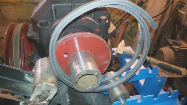 Станок для холодной ковки. Кручу кольца. смотреть онлайн