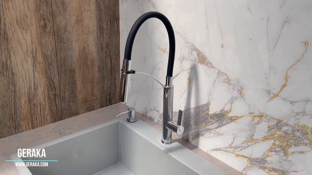 Черен смесител за кухня Deante Gerbera смотреть онлайн