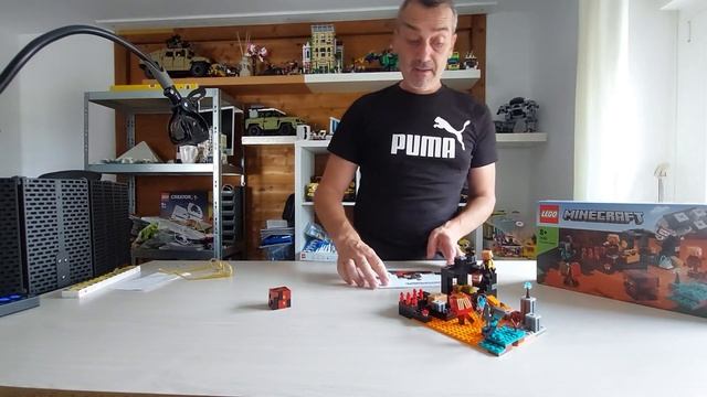 The Nether Bastion Review! LEGO Minecraft Set 21185 смотреть онлайн