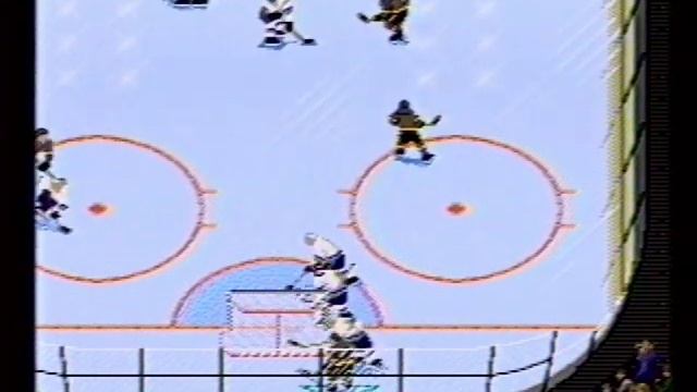 GOAL OF THE YEAR (SNES NHL'94) Behind the net flip pass goal смотреть онлайн
