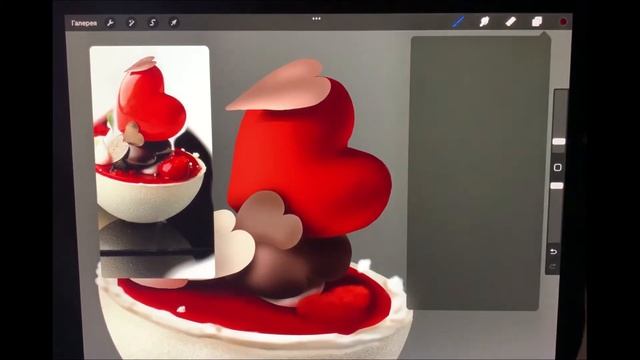 Рисование пирожного в программе Procreate на iPad с 0 смотреть онлайн