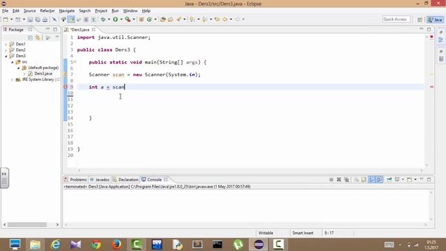 Java Programlama Dersleri 4 - Kullanıcıdan İnput Alma ( Java Scanner) смотреть онлайн