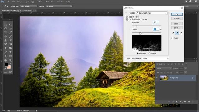 SELECT MENU Part 02 -_ Background Remove Only Use _- Color Range Photoshop Tutorial смотреть онлайн