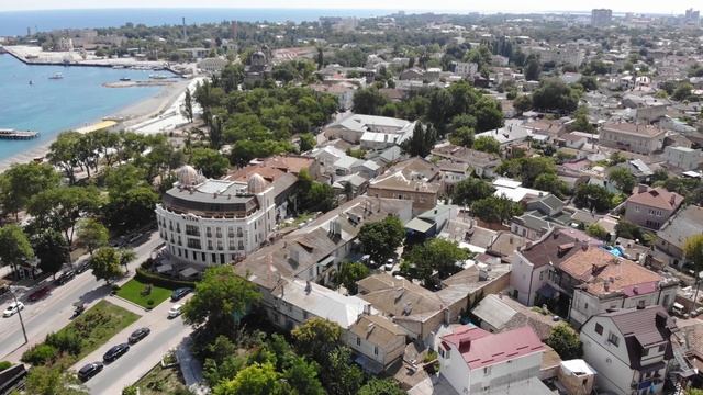 Евпатория с высоты птичьего полета смотреть онлайн