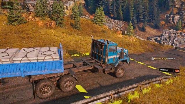 Building a MOUNTAIN BRIDGE! with International Paystar 5070 - SnowRunner | 2K Gameplay #snowrunner смотреть онлайн