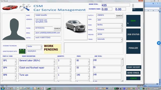 Car Service Software for Microsoft Excel смотреть онлайн