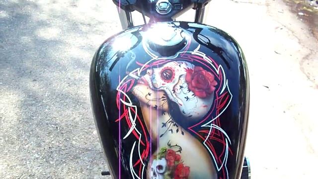Houston Retro Bobbers Dia de la Muertos bobber смотреть онлайн