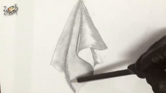 How to Draw Drapery with Pencil / Drapery Drawing Tutorial смотреть онлайн