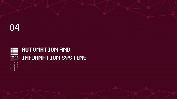 PIERE 2022 Section Automation and information systems Part 2