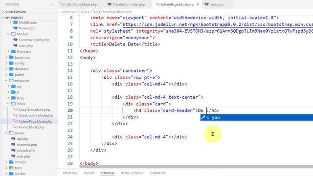 Delete Data Using Laravel | PHP | Laravel 9 смотреть онлайн