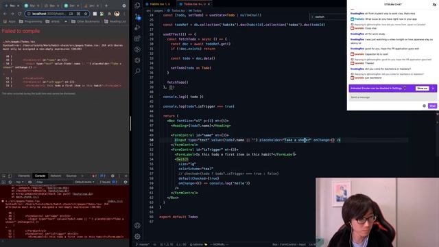 Creating an app to help create habits with React, Firebase, Chakra UI and Capacitor: Day 5 смотреть онлайн