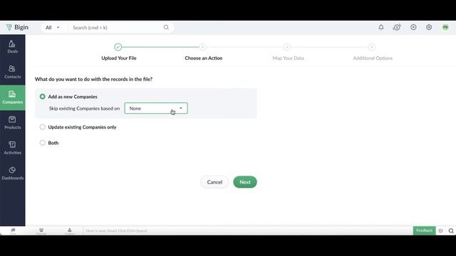 Import data into your Bigin account смотреть онлайн