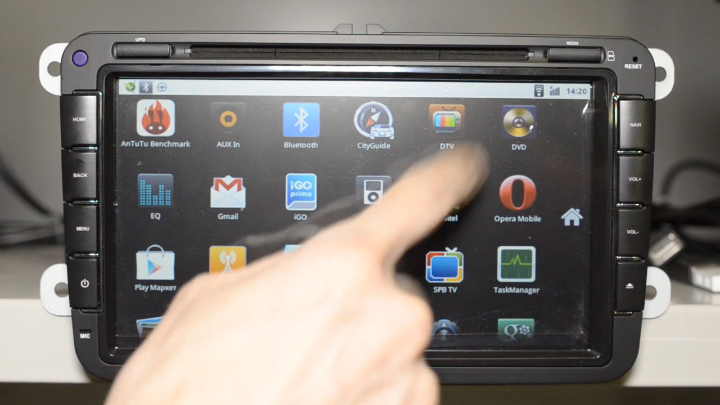 Штатное головное устройство WV Android
