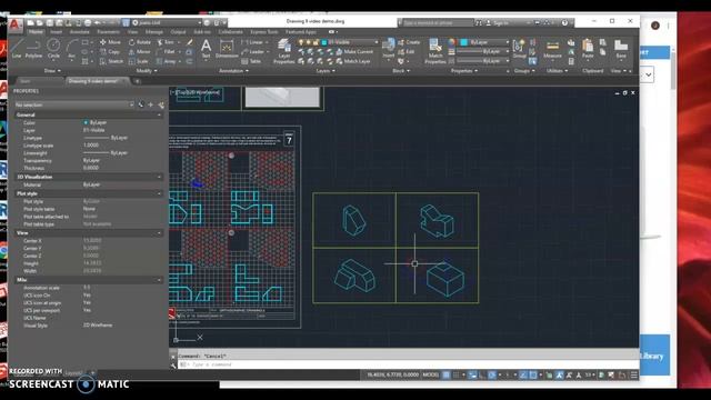 Drawing 9 Isometric Pictorial Object C and D смотреть онлайн