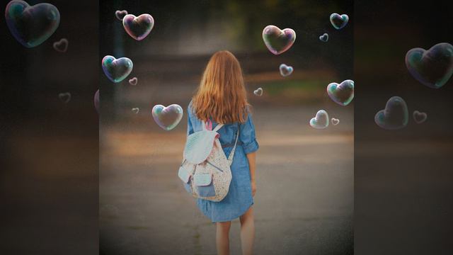 Add bubbles to photo in Photo Studio | Romantic photo editing with heart bubbles смотреть онлайн