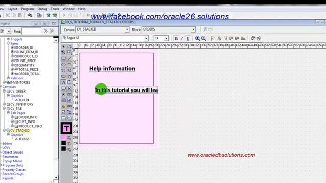 Oracle forms | How To Create Difference Types Of Canvas (Tab, Stacked & Toolbar) -19 смотреть онлайн