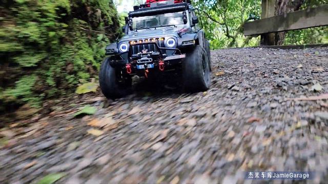 4K UHD Rc crawler Yikong 4082 (Absima Yucatan )1/8 Jeep Rubicon bush trailing and water run смотреть онлайн