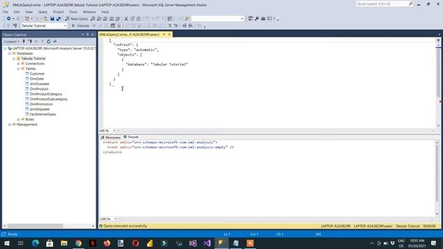 SSAS Tabular Model Processing Automation using SQL Server Agent - 14 (SQL Server Analysis Services) смотреть онлайн