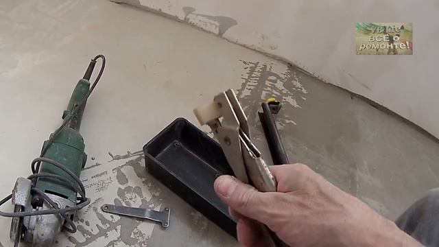 Укладка плитки на кухне. Фартук.