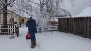 Испытываем СНЕГОУБОРЩИК #STARWIND