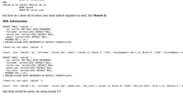 mysql: select join table with latest record for both table смотреть онлайн