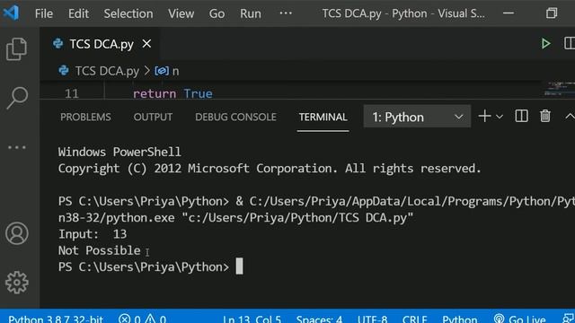 TCS DCA | Python | NQT | TCS Digital Hiring | DCA Coding | Placement | смотреть онлайн