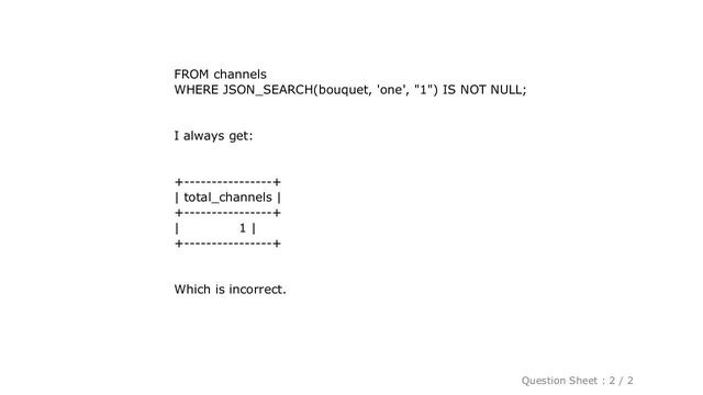 MySQL : How to count json items in mysql смотреть онлайн