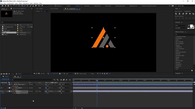 Анимация логотипа в After Effects ! смотреть онлайн
