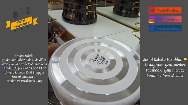 ✔ HER ZOVQE UYGUN, HER EVE LAZIM, FUSUNKAR GORUNUSLU, SUPER KEYFIYYETLI BRIONI QRANIT QAZAN DESTI смотреть онлайн