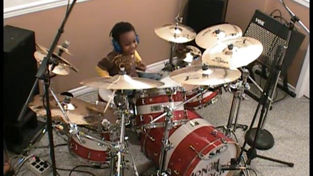Michael Jackson - Black or White, Drum Cover, 5 Year Old Drummer, Jonah Rocks смотреть онлайн