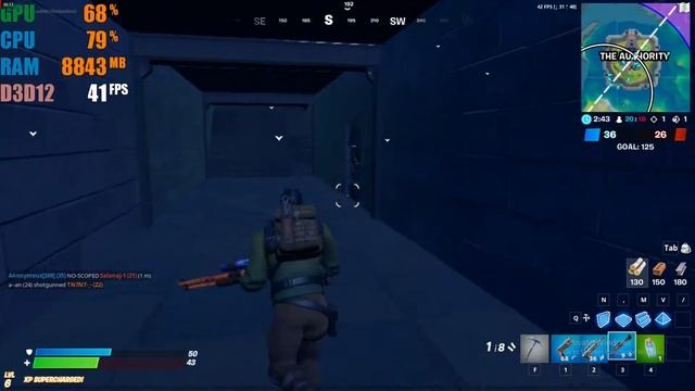 Fortnite Chapter 2 Season 3 - AMD A6 9500 | R5 Graphics | смотреть онлайн