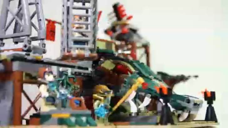 Lego Chima 70014 The Croc Swamp Hideout - Lego Speed Build