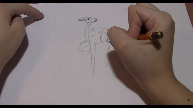 Рисуем олененка смотреть онлайн
