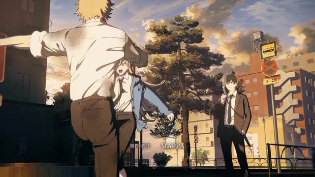 Пауэр и Денжди танцуют под хард бас аниме человек бензопила (chainsaw man) смотреть онлайн
