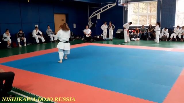 Вадо каратэ ката Кусянку (1 место, женщины)/ 和道 空手 形 (クーシャンクー) смотреть онлайн