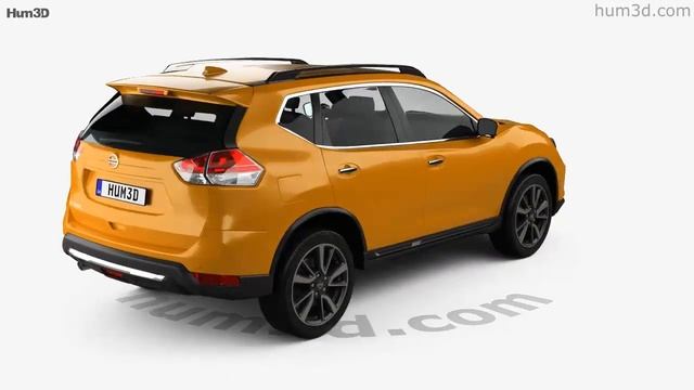 Nissan X-Trail 2017 3D model by Hum3D.com смотреть онлайн