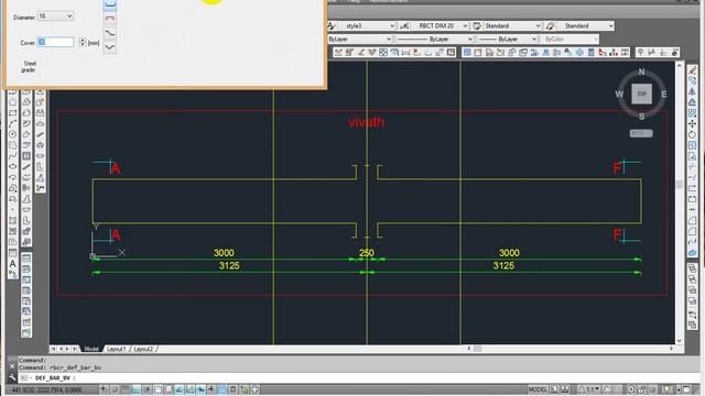 AutoCAD Structural Detailing 2014 - English how to desight RC-Beam paart1 смотреть онлайн