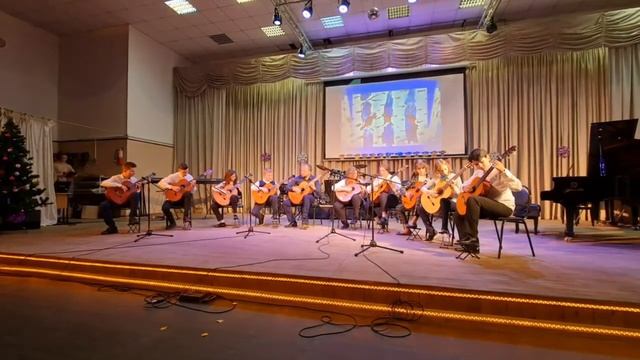 «Щедрик» обр.Леонтович ансамбль гитаристов Сходненской ДШИ «Серенада» смотреть онлайн