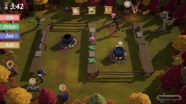 Witchtastic - MAGIC COFFEE FOREST! (4-Player Gameplay) смотреть онлайн