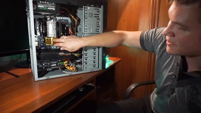 Сборка ПК для Юры Полосатого (Сore 2 Quad Q8200, GTX 1050Ti 4Gb) смотреть онлайн