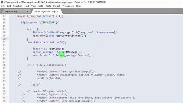PHP E AZURE: DOWNLOAD E VISUALIZAÇÃO смотреть онлайн