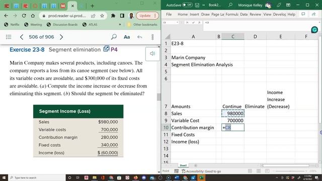 How to complete Exercise 23-8 on Excel. смотреть онлайн